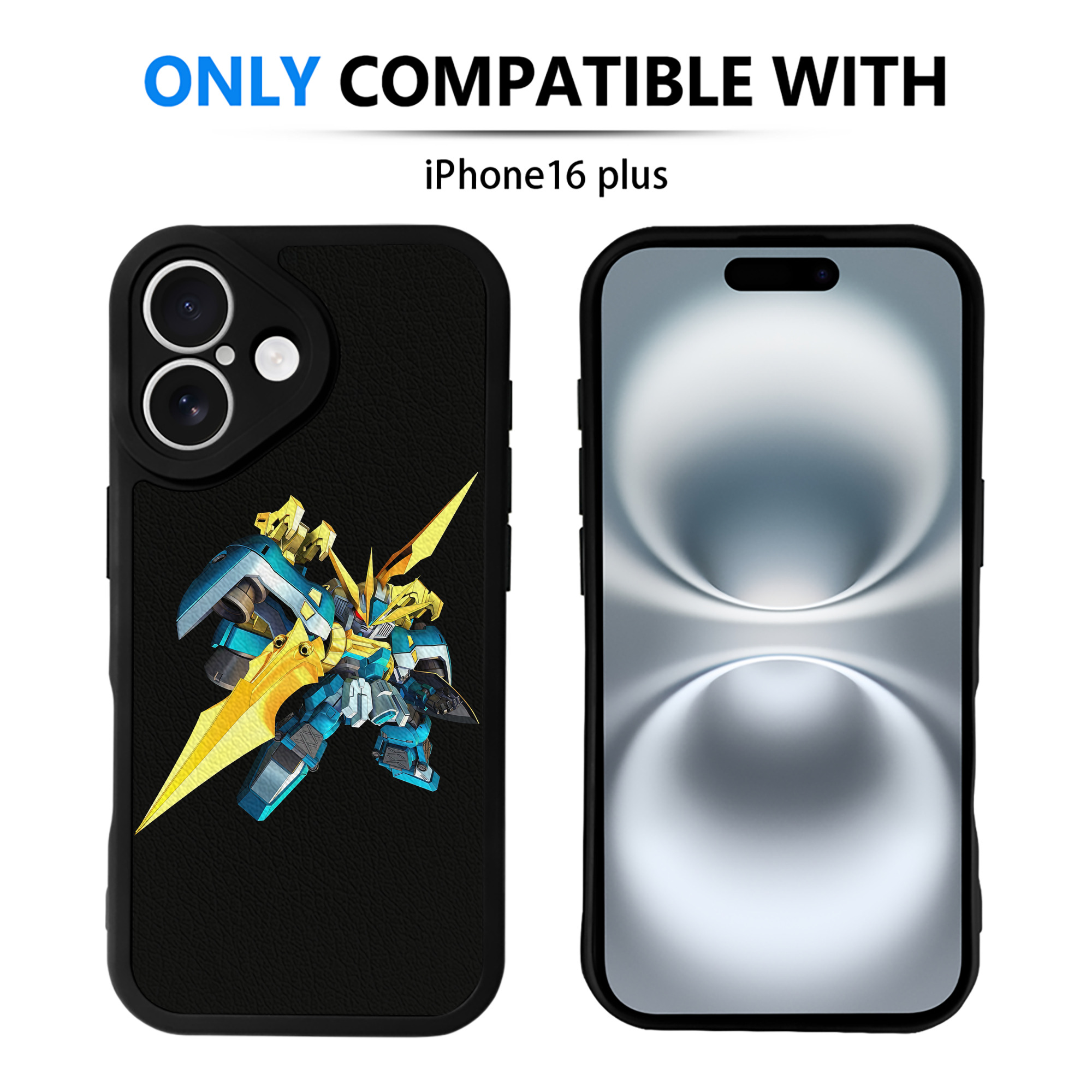 （画像用） 機動戦士ガンダム Mobile Suit Gundam 【iPhone 16シリーズ対応】シリコンスマホケース（レザー調） 材質：シリコン